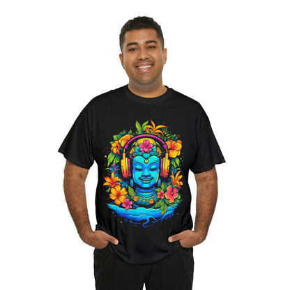 Buddah music island tshirt, Tiki Steez shirt