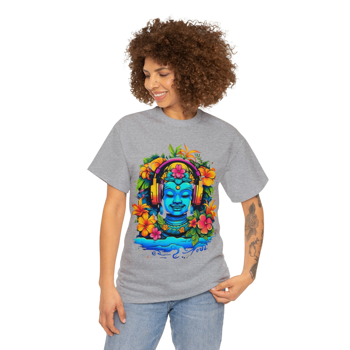 Buddah music island tshirt, Tiki Steez shirt