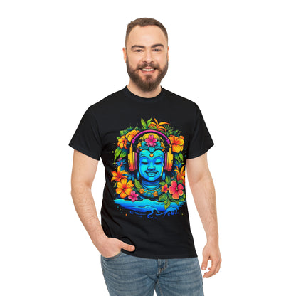 Buddah music island tshirt, Tiki Steez shirt