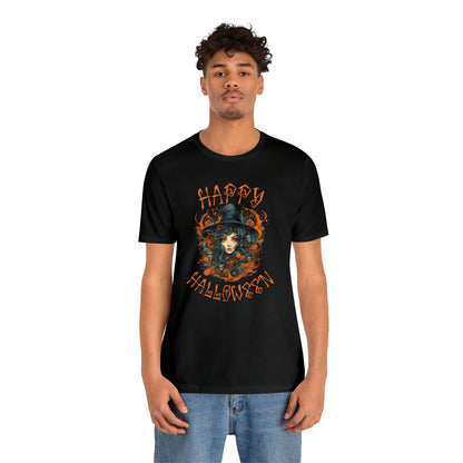 Happy Halloween witch t-shirt. perfect for holiday lover.