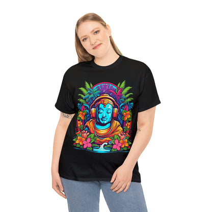 Budhist island shirt, Tiki Steez Buddha chill tshirt,