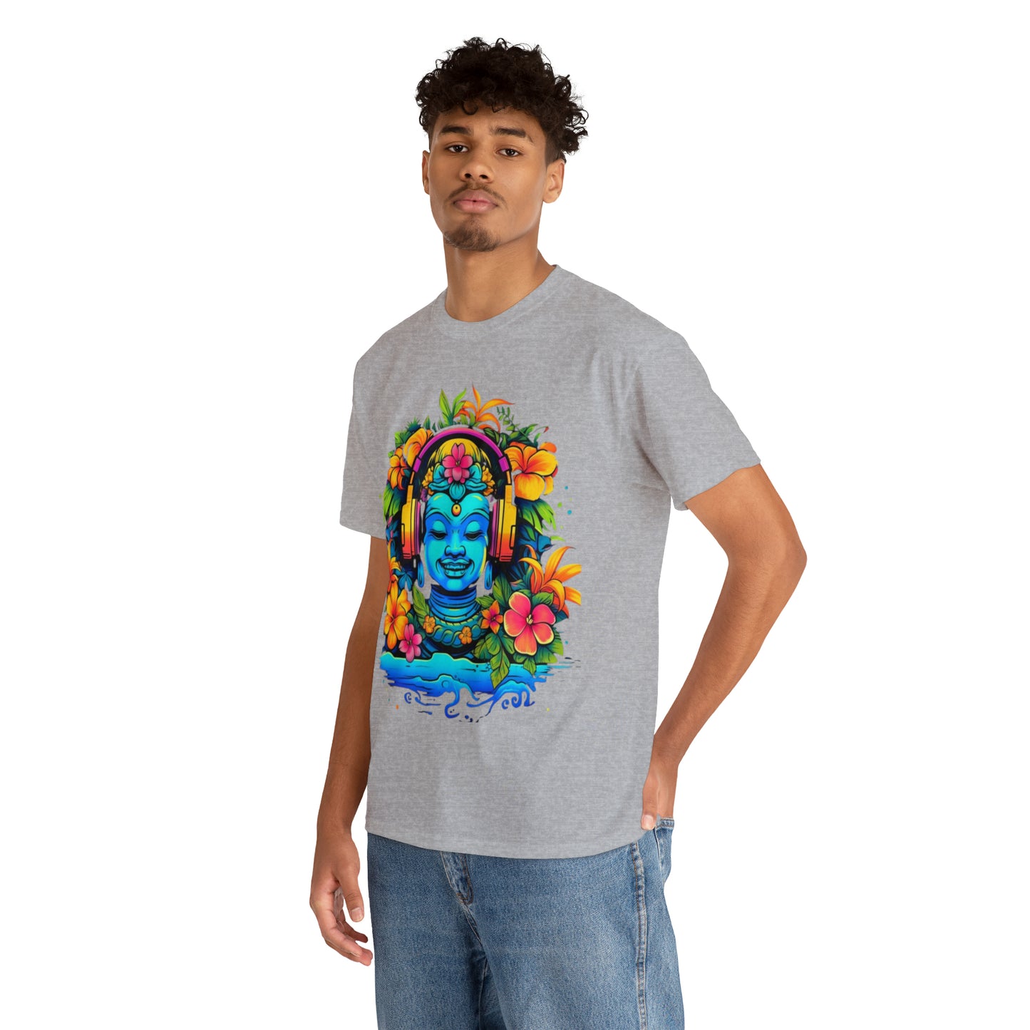 Buddah music island tshirt, Tiki Steez shirt