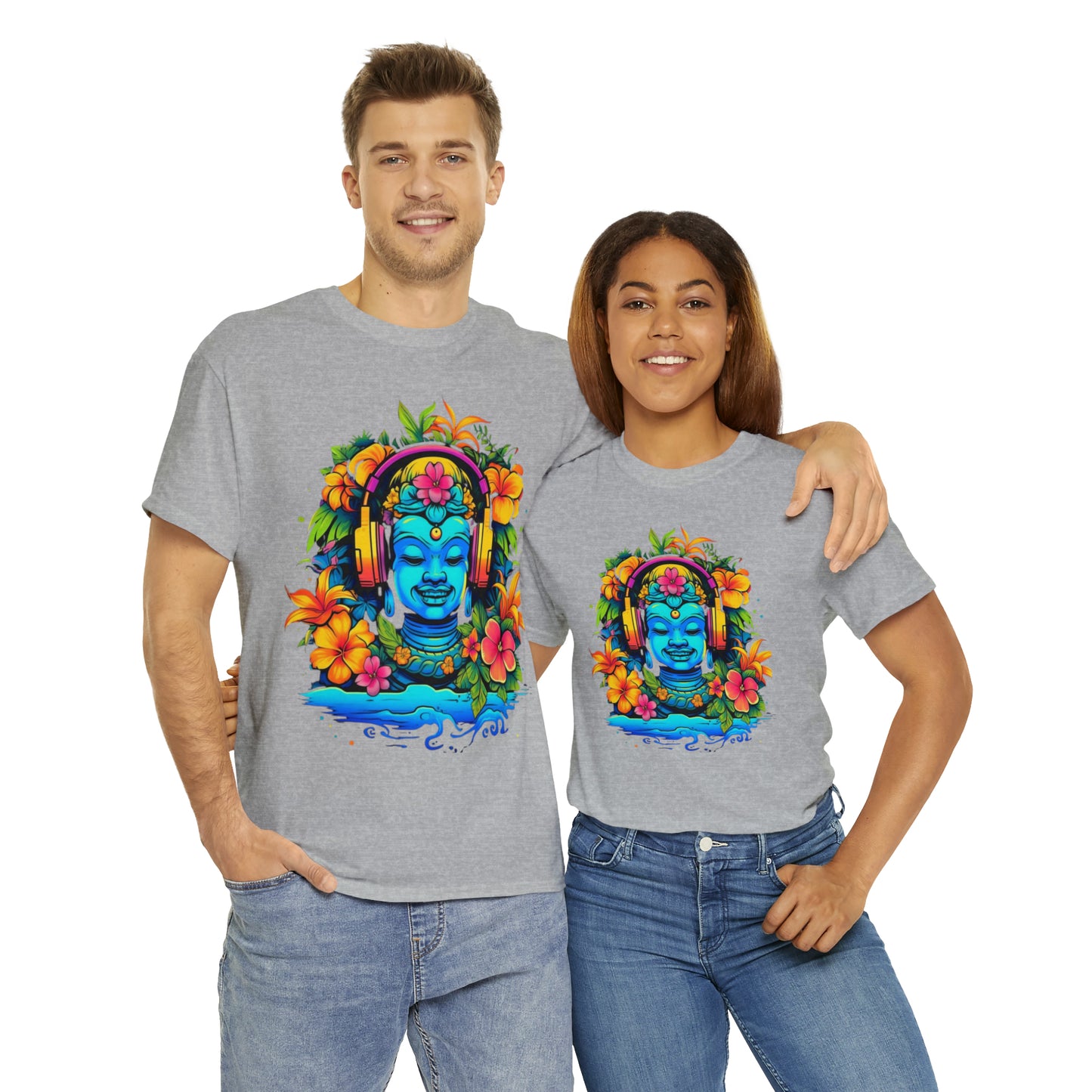 Buddah music island tshirt, Tiki Steez shirt