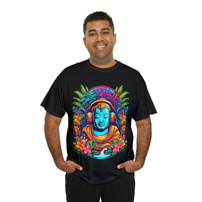 Budhist island shirt, Tiki Steez Buddha chill tshirt,