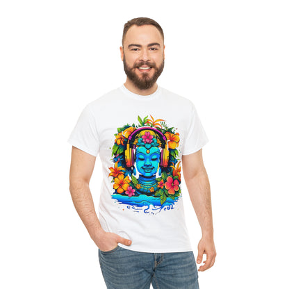 Buddah music island tshirt, Tiki Steez shirt