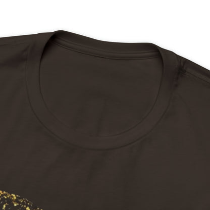 Golden palm tree stylish t-shirt. perfect gift for beach lover.