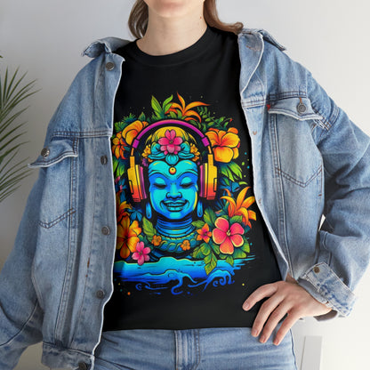 Buddah music island tshirt, Tiki Steez shirt