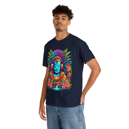 Budhist island shirt, Tiki Steez Buddha chill tshirt,