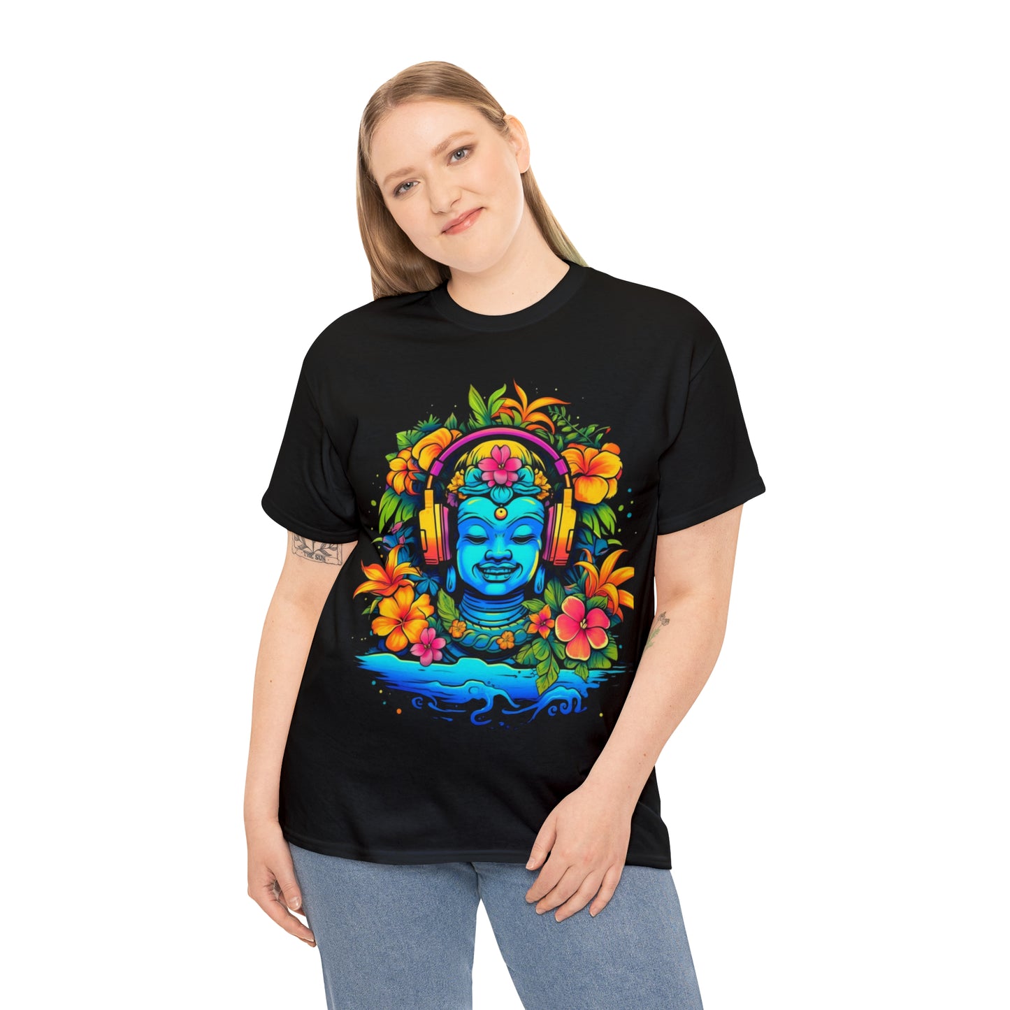 Buddah music island tshirt, Tiki Steez shirt