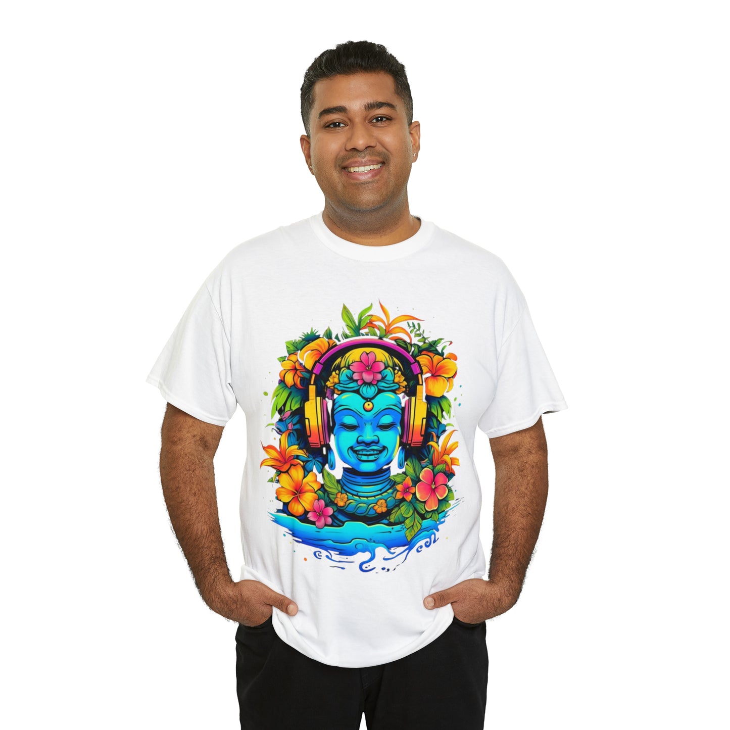 Buddah music island tshirt, Tiki Steez shirt