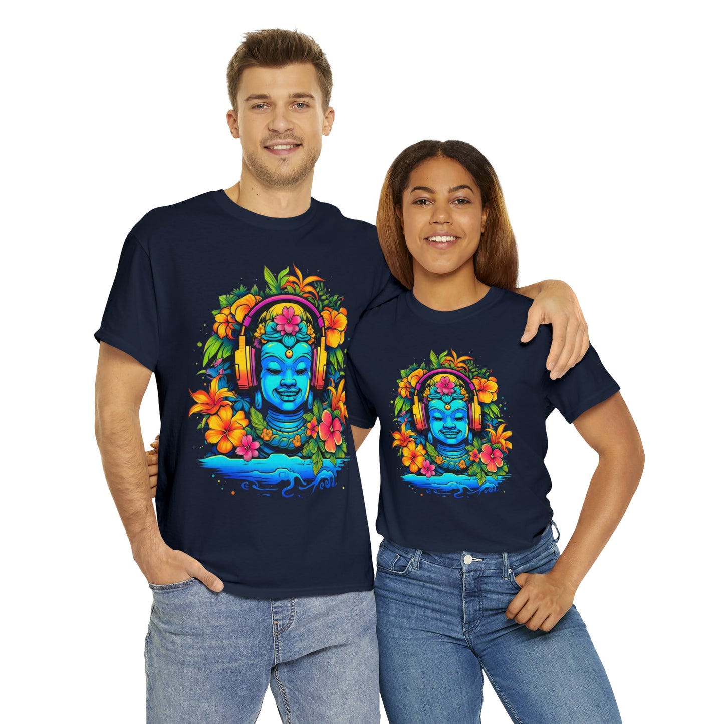 Buddah music island tshirt, Tiki Steez shirt