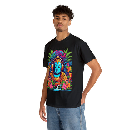 Budhist island shirt, Tiki Steez Buddha chill tshirt,