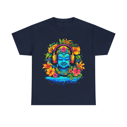 Buddah music island tshirt, Tiki Steez shirt