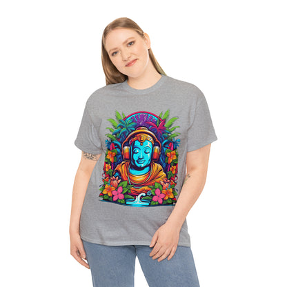 Budhist island shirt, Tiki Steez Buddha chill tshirt,