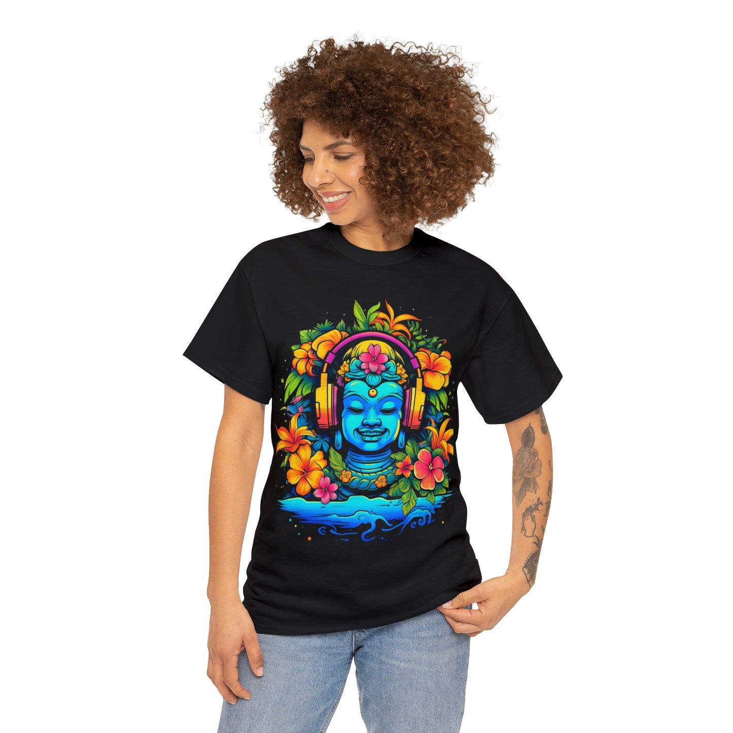 Buddah music island tshirt, Tiki Steez shirt