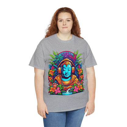 Budhist island shirt, Tiki Steez Buddha chill tshirt,