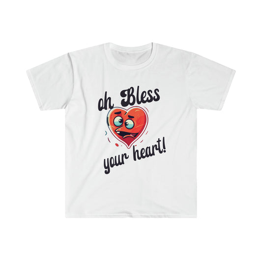 Oh Bless Your Heart! novelty t-shirt southern charm and hospitality, with a touch of humor