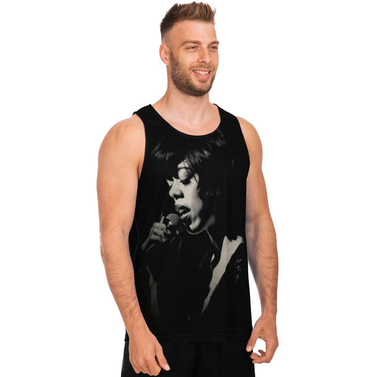 Unisex Tank Top - AOP jazz singer