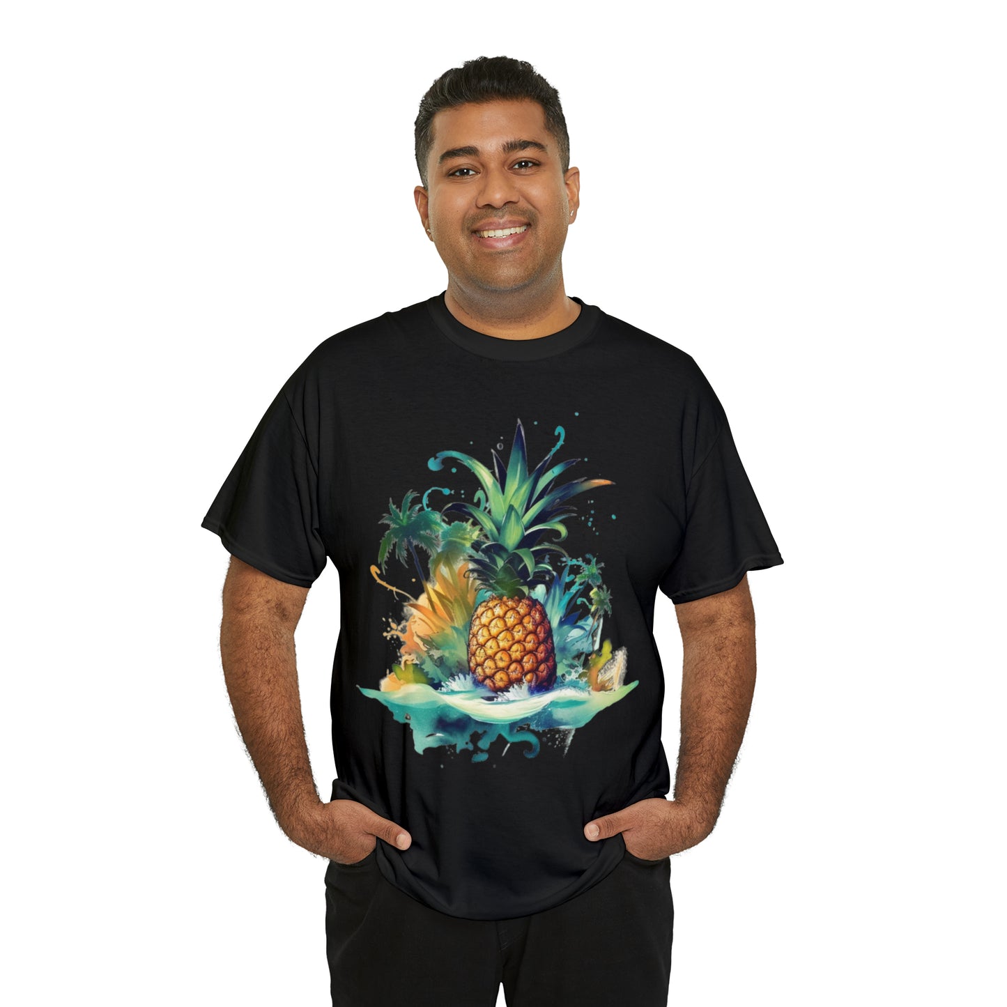 tropical pineapple explosion t shirt