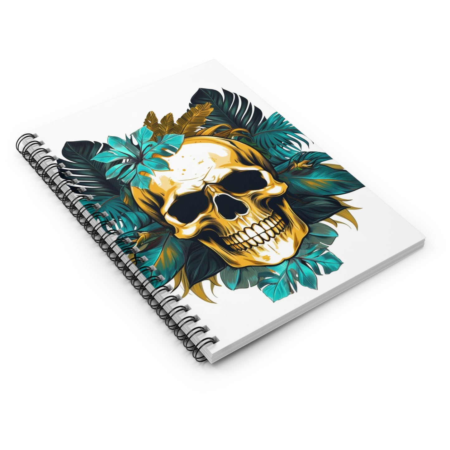 Tropical skull Spiral Notebook - Ruled Line