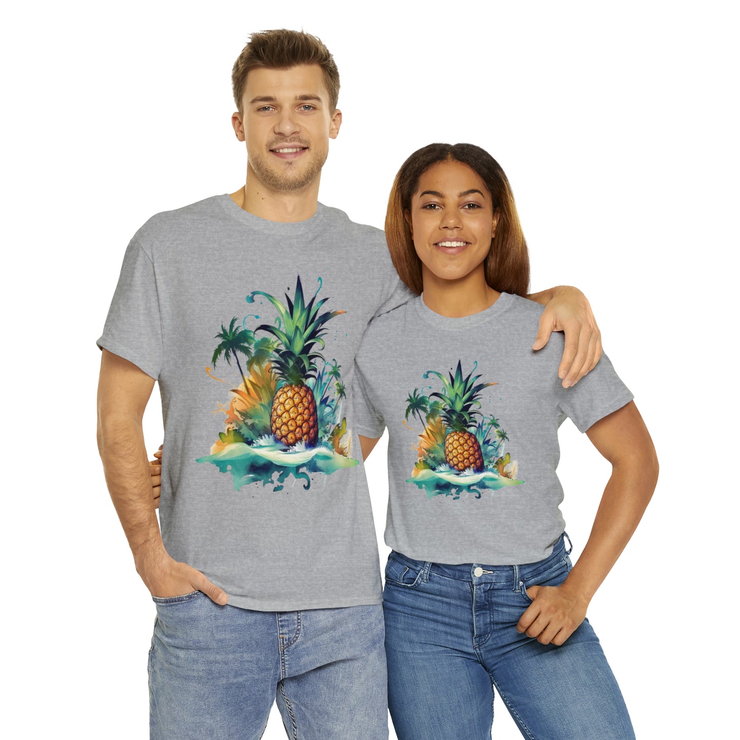 tropical pineapple explosion t shirt