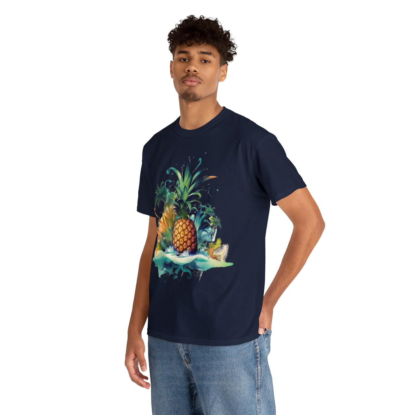 tropical pineapple explosion t shirt