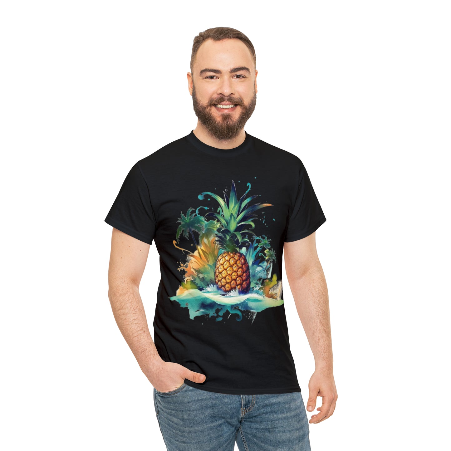 tropical pineapple explosion t shirt