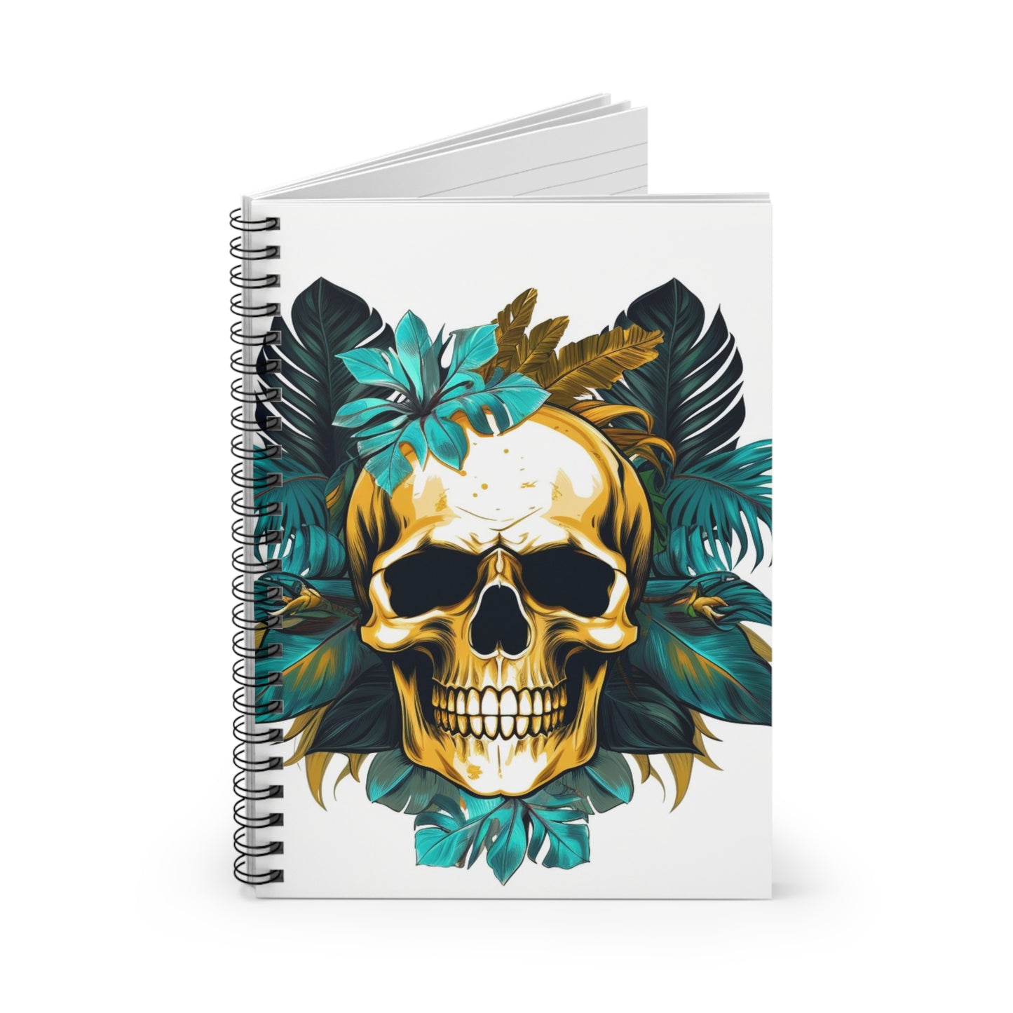 Tropical skull Spiral Notebook - Ruled Line