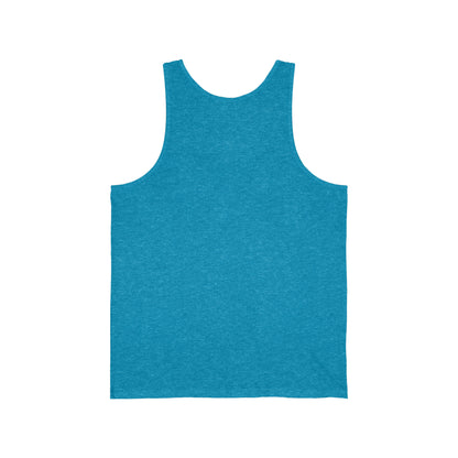 surfboard in a tropical island tank top