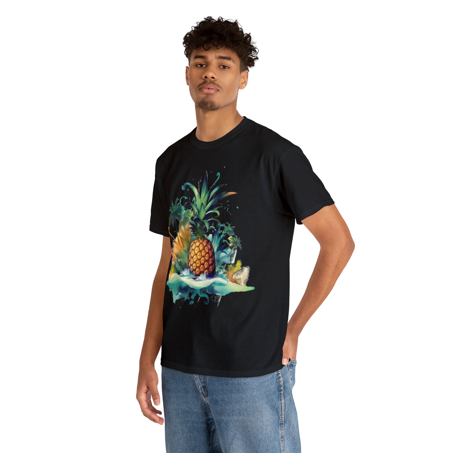 tropical pineapple explosion t shirt