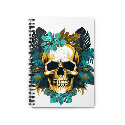 Tropical skull Spiral Notebook - Ruled Line