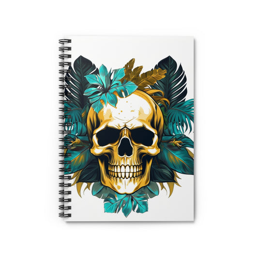 Tropical skull Spiral Notebook - Ruled Line