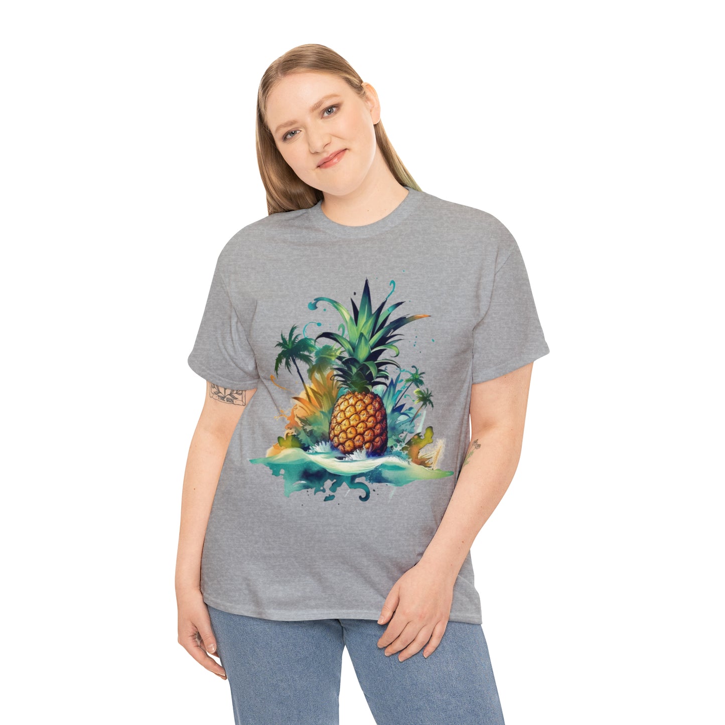 tropical pineapple explosion t shirt