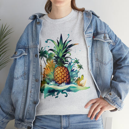 tropical pineapple explosion t shirt