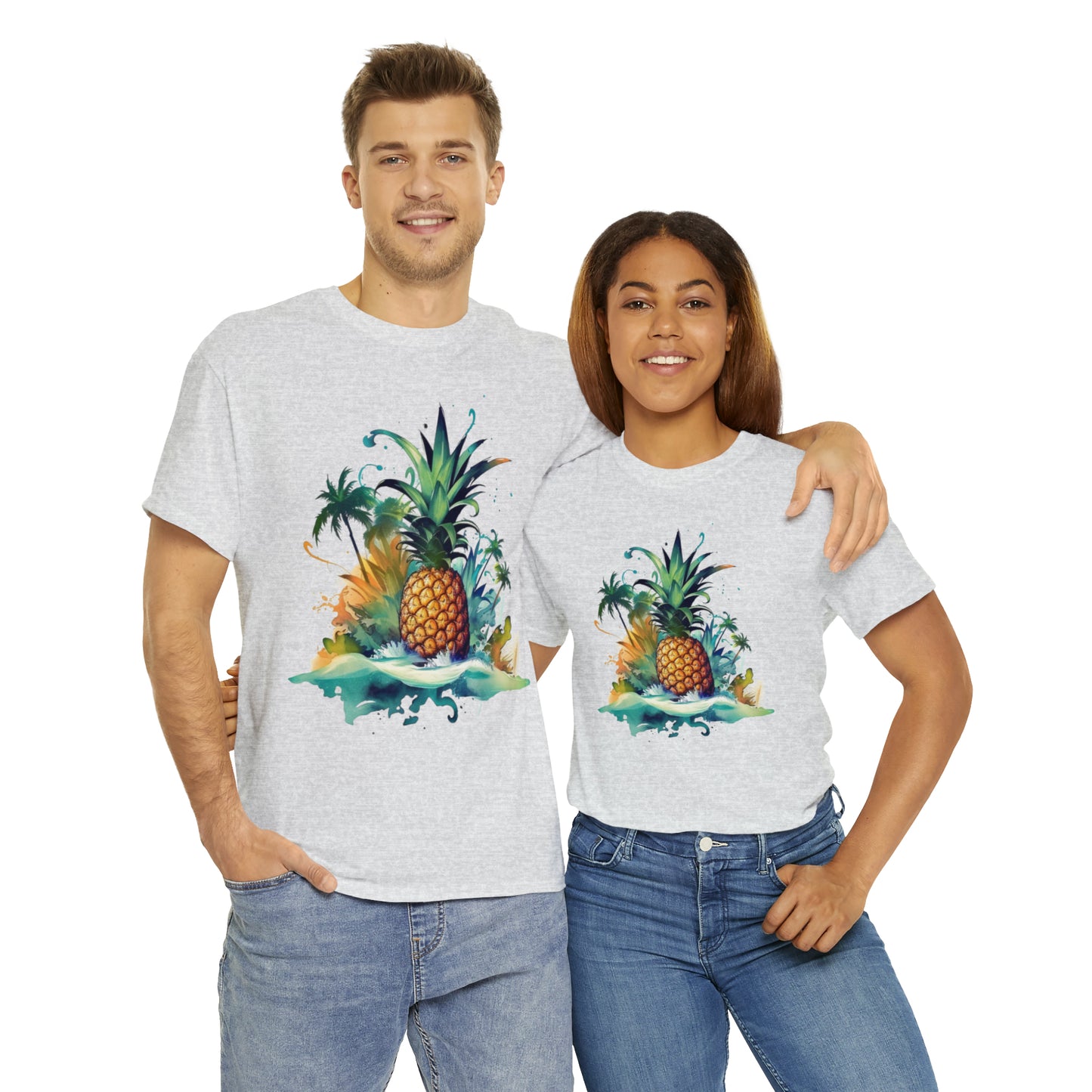 tropical pineapple explosion t shirt