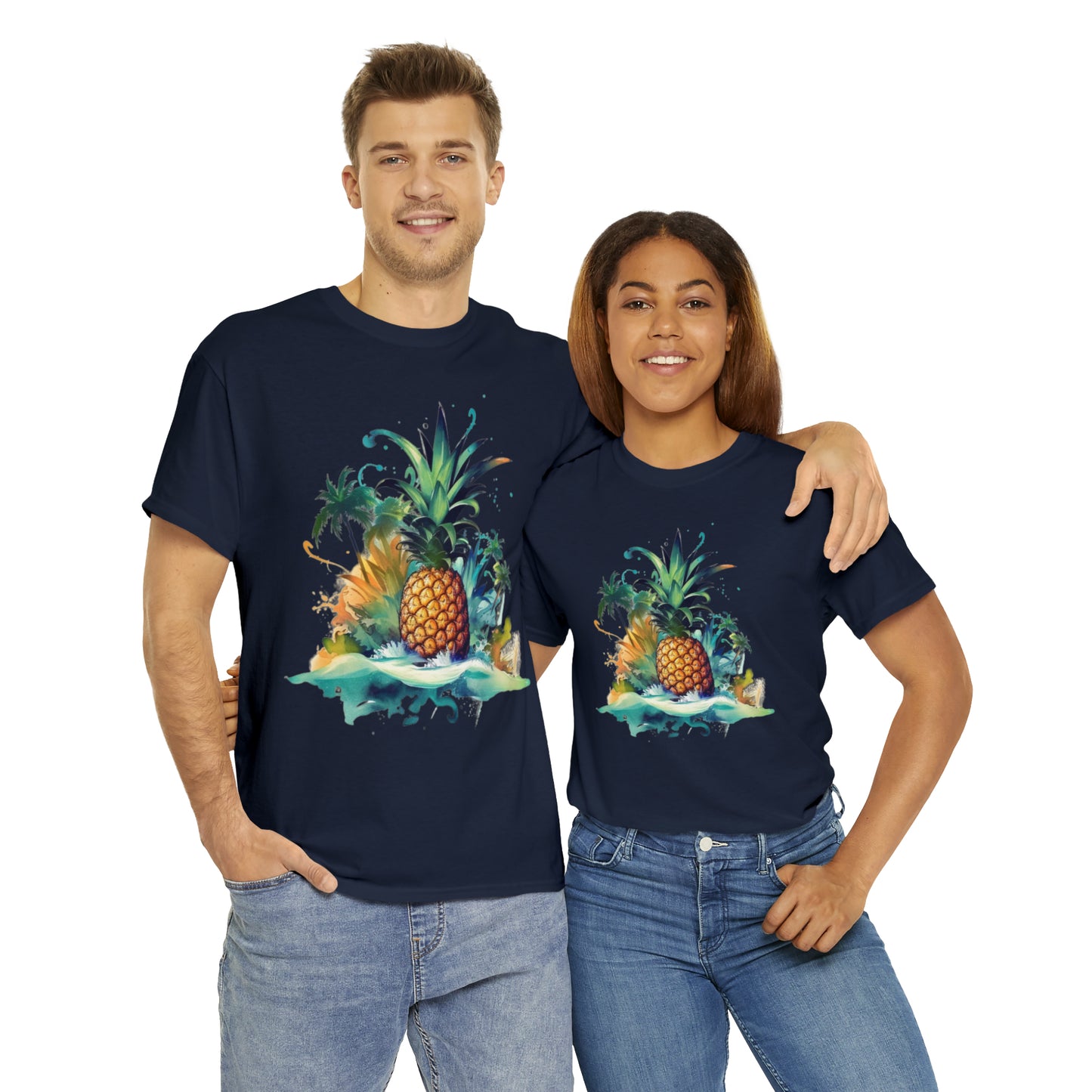 tropical pineapple explosion t shirt