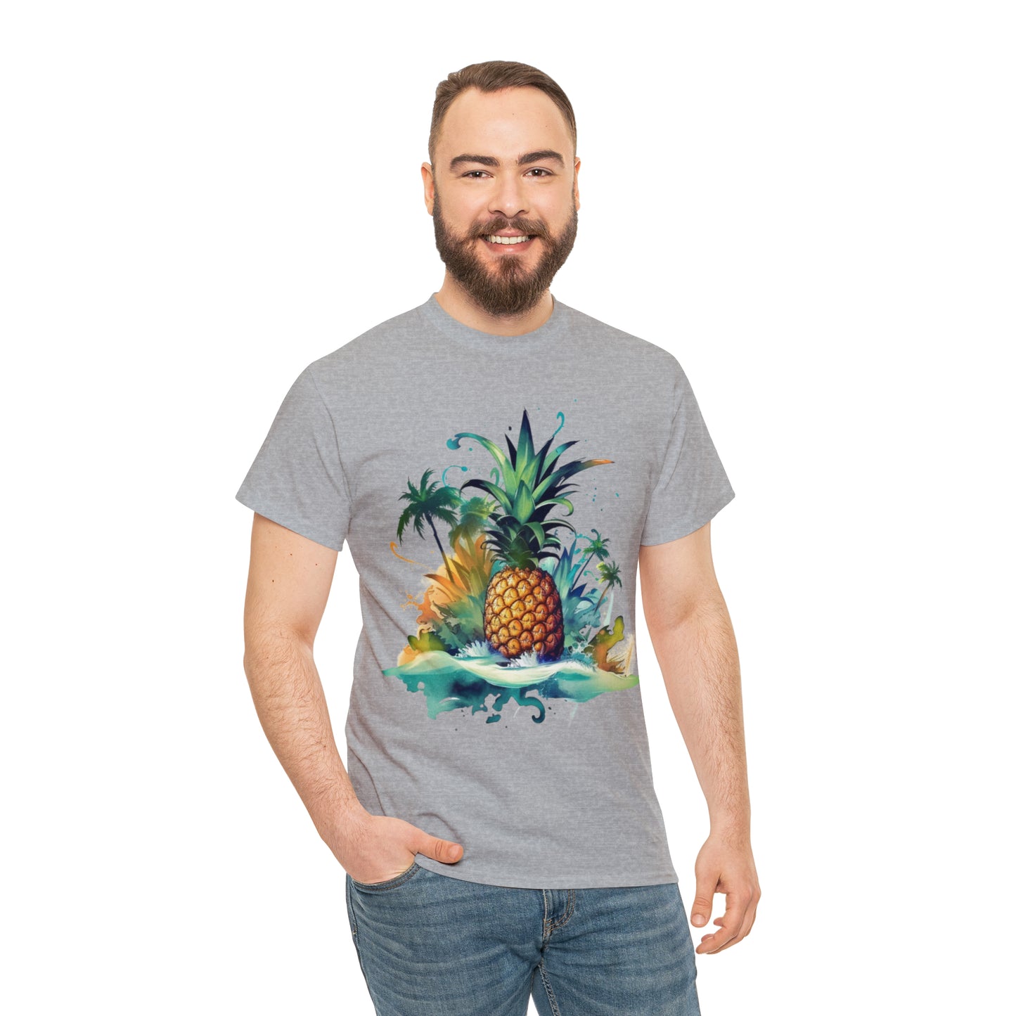 tropical pineapple explosion t shirt