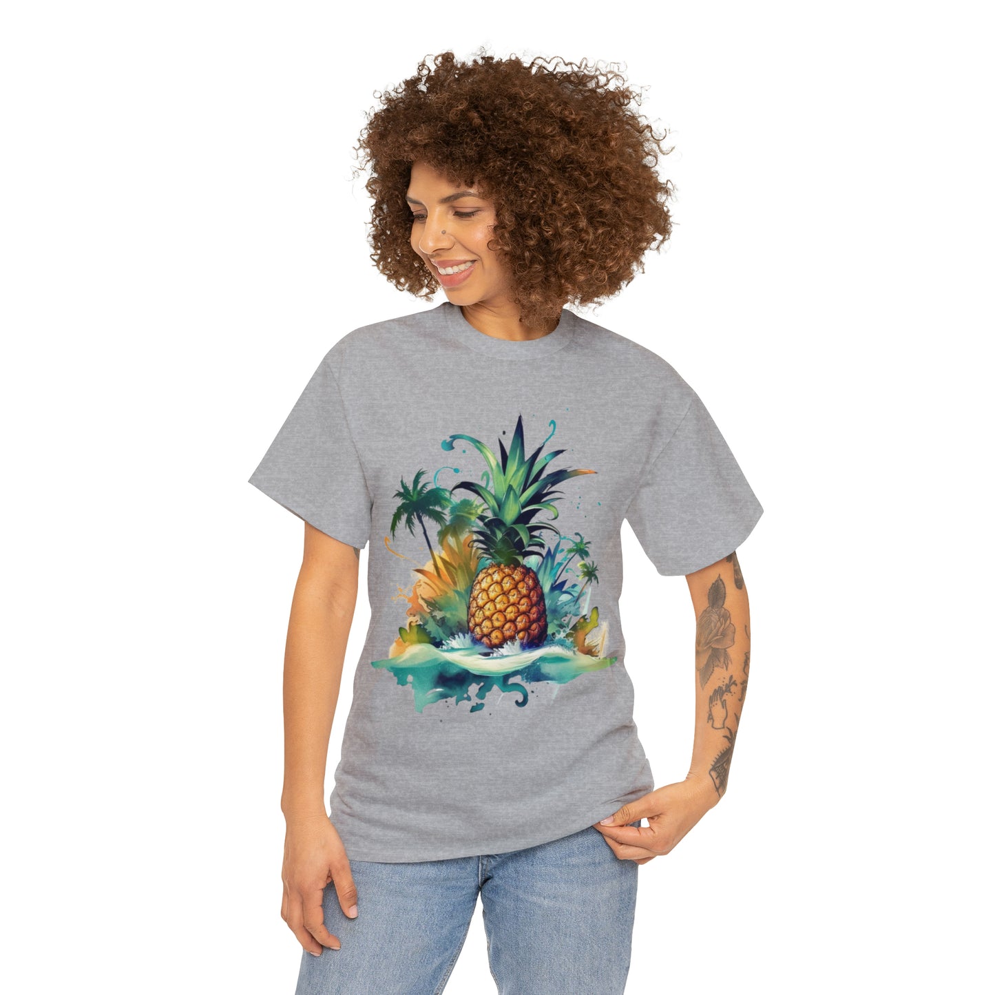 tropical pineapple explosion t shirt